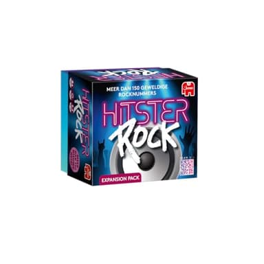 Hitster Rock expansion, Expansion set, Music game, Action game, Adult board game, Music game, Card game from 16 years, 2-10 players, Party Game, Dutch