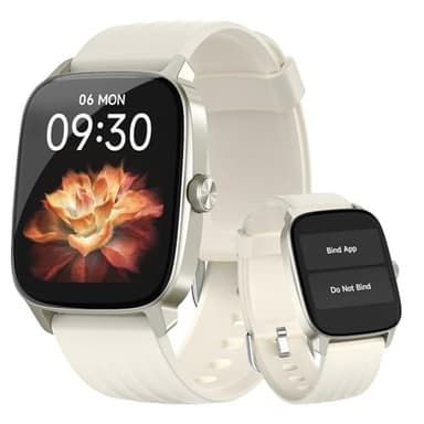 EURANS Smart Watch No App/Phone Required, 1.85" HD Display |Waterproof Watch with Heart Rate & Sleep Monitor | Step Counter for Walking, Pedometer Watch for Women/Men