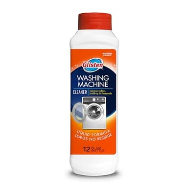 Glisten Washing Machine Cleaner, Helps Remove Odor, Buildup, and Limescale, Fresh Scent, Made in the USA, 12 Ounce Bottle