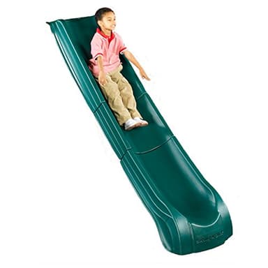 Swing-N-Slide NE 4699-T Super Summit Slide 3 Piece Plastic Scoop Slide for 5' Swing Set Deck Heights, Green