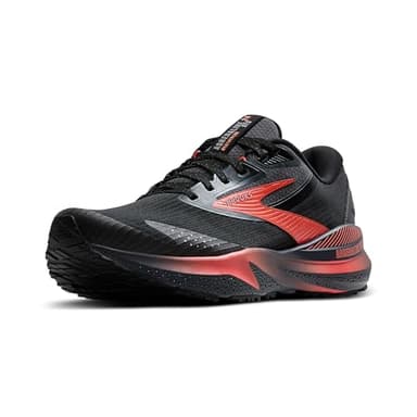 Brooks Women’s Adrenaline GTS 24 Weatherized Supportive Running Shoe - Black/Ebony/Hot Coral - 8.5 Medium