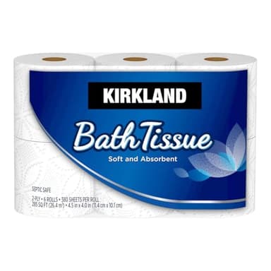 Bath Tissue – 2-Ply, 380 Sheets per Roll, 30 Rolls | Ultra-Soft, Strong, and Highly Absorbent Toilet Paper for Ultimate Comfort & Hygiene