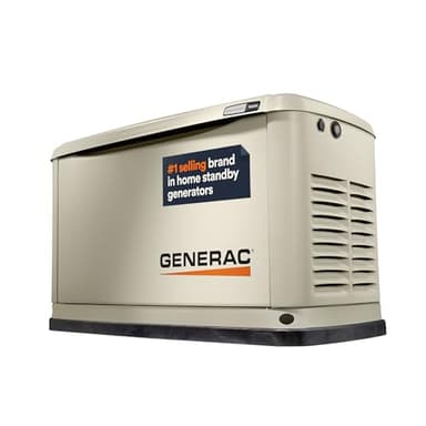 Generac Guardian 18kW Home Standby Generator - Automatic Whole House Backup Power for Storms, Emergencies, and Outages, WiFi Enabled, Runs on Natural Gas or Liquid Propane, Quiet Operation
