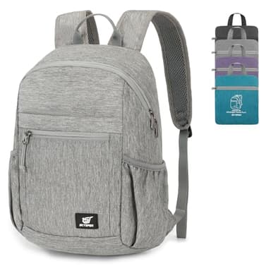 SKYSPER Anti Theft Hiking Backpack, 18L RFID Packable Travel Daypack, Lightweight Foldable Back Pack for Walking Daytrip