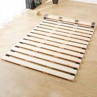 Japanese Style Solid Wood Bed Support Slats for Tatami Bedroom Furniture Single Double Queen King Bed Frame (120x190cm)