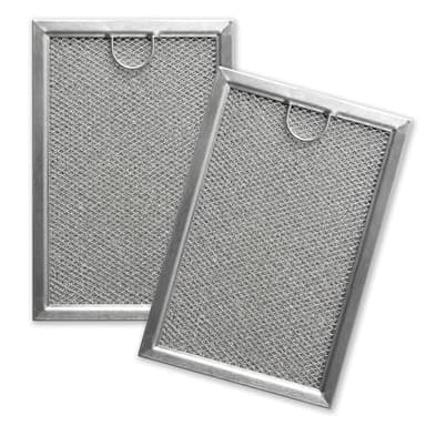 Microwave Grease Filter for GE JVM7195SK6SS,PNM9216SK5SS, JVM7195EK5ES,JNM7196DK5BB, JVM7195DK5WW,JNM7196SK6SS (2 Pack)