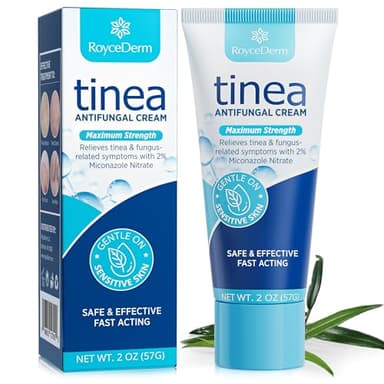 Roycederm Tinea Versicolor Treatment, Athletes Foot Treatment, Ringworm Treatment for Humans, for Tinea Versicolor & Pedis,Fast Healing Anti Fungal Skin Cream - Multi-Functional