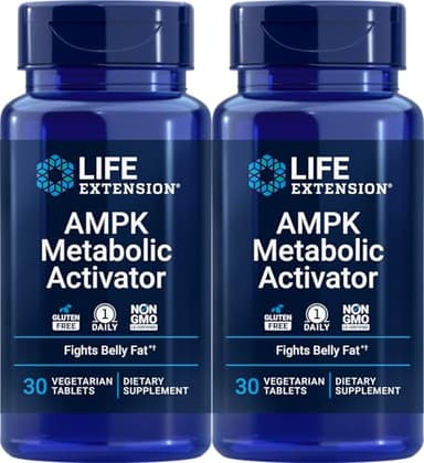 Life Extension AMPK Metabolic Activator, 30 Vegetarian Tablets (2 Pack)