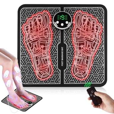 Phixnozar TENS & PMS, Transcutaneous Electronic Nerve Stimulator, EMS Foot Massager Mat for Muscle Relaxation,Back & Leg Foot Massage