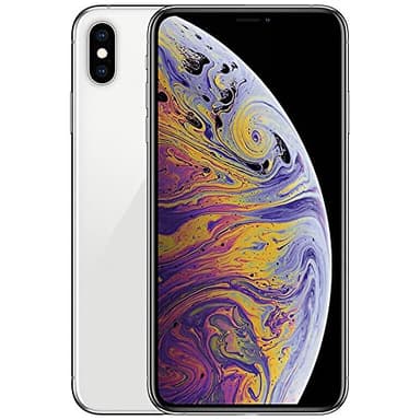 Apple iPhone XS Max, US Version, 256GB, Silver - Unlocked (Renewed)
