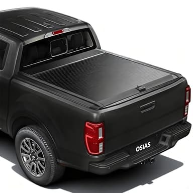 5FT Retractable Truck Bed Hard Tonneau Cover Aluminum for 2013-2023 Toyota Tacoma (60.5″) Password Lock