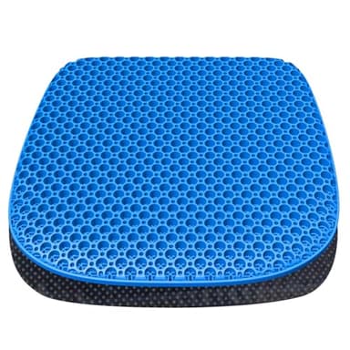 TONINT Large Gel Seat Cushion for Long Sitting with Non-Slip Cover,Soft & Breathable,Seat Cushion for Chair,Car,Office,Desk Chair,Wheelchair