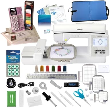 Brother NQ1700e Embroidery Machine with Starter Bundle