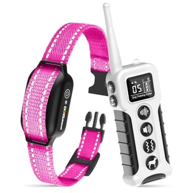 DOGLinsen No Shock Dog Training Collar with Remote 3300ft Range, Vibrating Dog Collar, Vibration Collar for Small Medium Large Dogs, 9 Style Tones and Vibration Collar