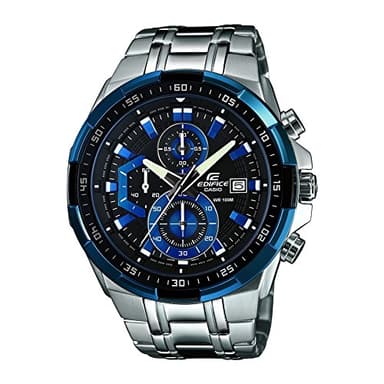 Casio Edifice Men's Watch EFR-539D, Blue, Bracelet
