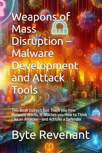 Weapons of Mass Disruption – Malware Development and Attack Tools: This Book Doesn’t Just Teach you How Malware Works. It Teaches you How to Think ... Apprenticeship: From Zero to Cyber Assassin)
