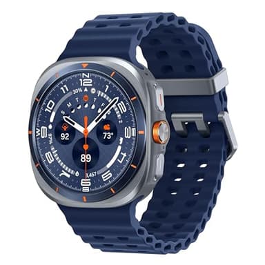 Samsung Galaxy Watch Ultra (2025) 47mm LTE Smartwatch, Titanium Casing, Advanced Sleep Coaching, Running Coach, Energy Score, Heart Rate Tracking, GPS, Titanium Blue (Renewed)