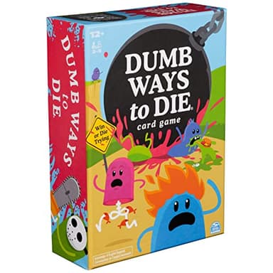 Spin Master Games, Dumb Ways to Die, The Viral Meme Card Game from YouTube and TikTok, Survival Strategy Fun, 2-5 Players, Easter Gift, for Ages 12 & Up