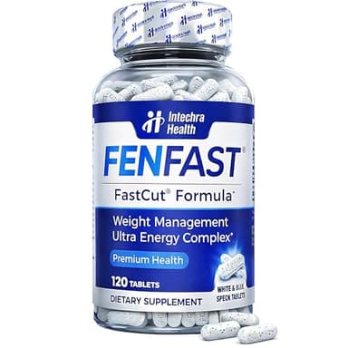FASTCUT Diet Pills That Work for Weight Management Best Diet Pills + Powerful Energy Boost 120 White Blue Tablets