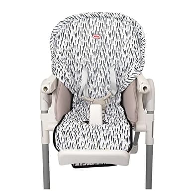 Nuby Baby High Chair Cover - Protects from Spills and Crumbs - Water Resistant for Easy Cleanup - Brush Strokes Print