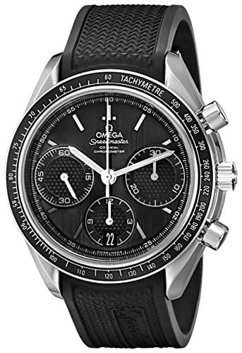 Omega Men's 32632405001001 Speed Master Analog Display Automatic Self Wind Black Watch