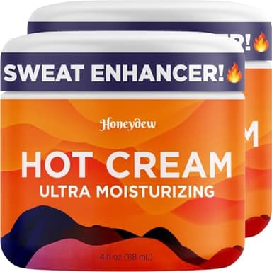 Premium Hot Cream Sweat Enhancer - Firming Body Lotion for Women and Men and Body Sculpting Cellulite Workout Cream - Ultra Moisturizing Invigorating Body Firming Cream with Natural Oils - 2 Pack