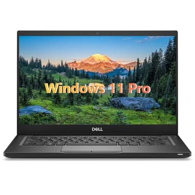 Dell Latitude 7390 13.3" FHD Laptop, Windows 11 Pro, Intel Core i5-7200, 256GB SSD, 8GB RAM, Webcam (Renewed)