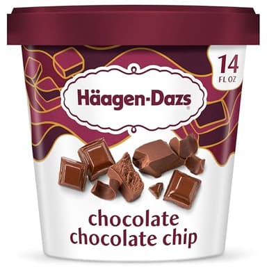 Haagen-Dazs Ice Cream, Chocolate Chocolate Chip, 14 oz (Frozen)