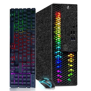 Dell RGB Gaming Desktop Computer, Intel Quad Core I5-6500 up to 3.6GHz, GeForce GTX 750 Ti 4G GDDR5, 16GB Memory, 512G SSD, RGB Keyboard & Mouse, 600M WiFi & Bluetooth 5.0, Windows 11 Pro (Renewed)