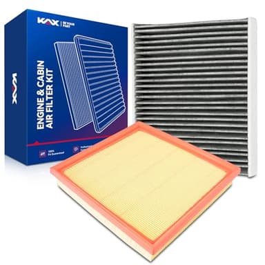 KAX Engine & Cabin Air Filter Kit, Replacement for Subaru Outback 2020-2025, Crosstrek 2018-2023, Ascent 2019-2025, Impreza 2017-2023, Legacy 2020-2025, Replace# CF12436 CA12295
