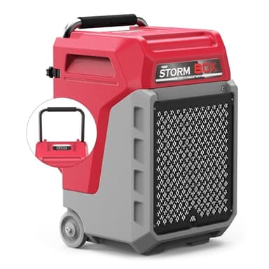ALORAIR 170 PPD Commercial Dehumidifier with Pump & Drain Hose Cover up to 2,100 Sq.Ft Space Industrial Use Portable Handle Dehu with Wheels for Water Damage Restore, Carpet Drying