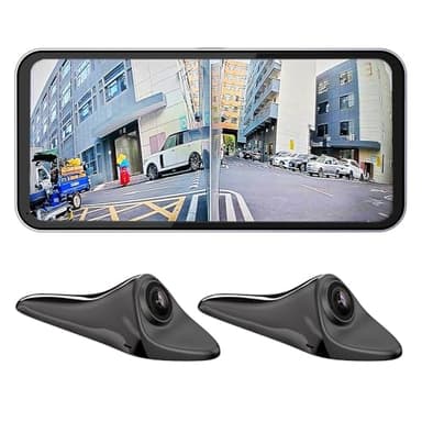 GRLATG car Blind spot Camera and car Blind spot Display System, Blind spot Driving Recorder, Blind spot Assistance, Blind spot Monitoring BSM, Camera Monitoring System CMS, HD Night Vision