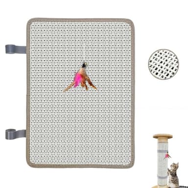 Deapher Cat Nail File Scratcher with 80-Grit Aluminum Oxide - Wrap-Around Design for Nail Trimming & Scratching Post Repair | Cat Scratchers That File Nails (Post Style1PCS)