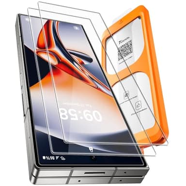 TOCOL for Samsung Galaxy Z Fold 7 Screen Protector [9H Hardness] [Military Grade Shatterproof] HD Tempered Glass 2 Pack
