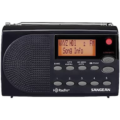 Sangean HDR-14 HD Radio/FM Stereo/AM Portable Radio,