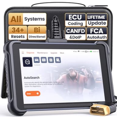 THINKCAR THINKSCAN 689 OBD2 Scanner, Bidirectional Scan Tool with 34+ Reset, 3000+ Active Test, ECU Coding, PMI, Wired Full System Diagnostic Scanner for Cars, CANFD/DOIP, FCA SGW AutoAuth