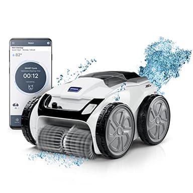 Polaris VRXIQ+ Smart Robotic Pool Cleaner with iAquaLink Control, Extra Long 70' Cable w/Tangle reducing Swivel, Large Debris Canister and 7 Cleaning Modes