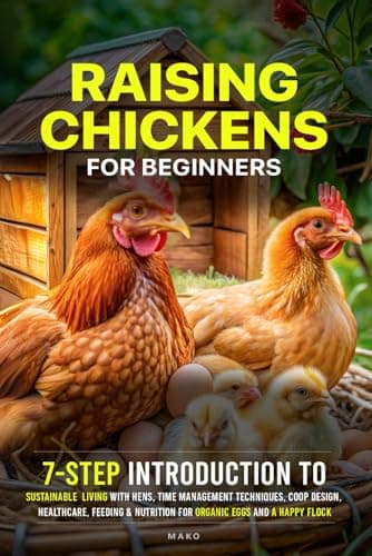 Raising Chickens for Beginners: 7-Step Introduction to Sustainable Living with Hens, Time Management Techniques, Coop Design, Healthcare, Feeding & Nutrition for Organic Eggs and a Happy Flock