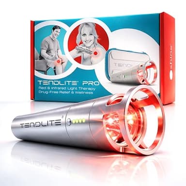 DEEP RED/NIR – Tendlite Pro – Deep Tissue Red & Near Infrared Light Therapy Device 660nm & 850nm for Arthritis, Joint Pain Relief & Muscle Recovery | Professional-Grade for Home Use