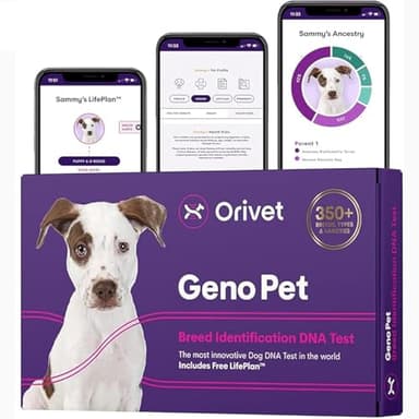 ORIVET Genopet Dog DNA Test | Dog Breed Test Kit, Genetic Testing, Heritable Health Risks & Personalized Life Plan