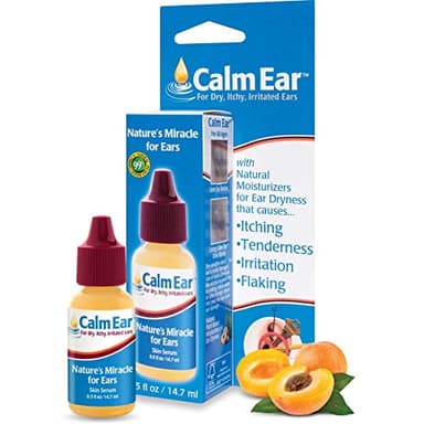 Miracell Calm Ear Drops 14.7 ml – Natural Relief for Itchy, Irritated & Dry Ears - Lubricates Earplugs & Hearing Aids