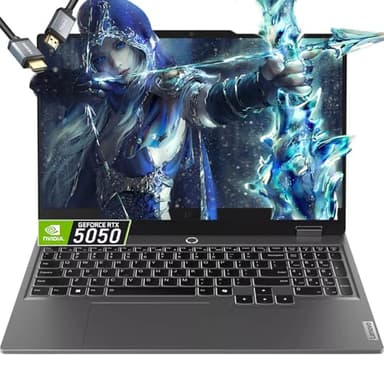 Lenovo LOQ 15 Gaming Laptop RTX 5050 -Intel Core i5-13450HX Beat Ryzen 7 7435HS -15.6 FHD Display G-SYNC- 32GB RAM -1TB SSD -Backlit Keyboard -2025 Portatil Gamer PC -Windows 11 -Webcam