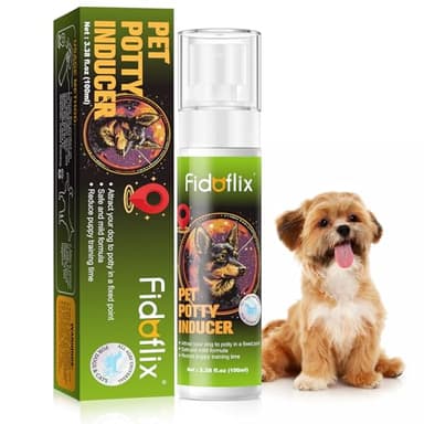 FidoFlix Dog Potty Training Spray,Pee Here Spray for Dogs Indoor & Outdoor,Dog Pee Attractant Spray,Training Spray for Dogs to Pee in One Spot,Prevent Your Pet from Soiling The Carpet,100ML