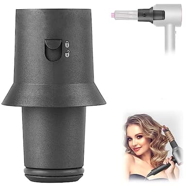 Upgraded Replacement Adapter for Converting Dyson Supersonic Hair Dryer to Curling Iron Styler (HD01, HD02, HD03, HD04, HD07, HD08)