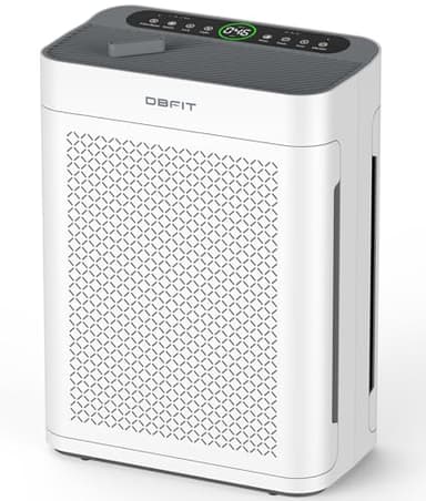 Air Purifiers for Home Large Room up to 3000sq.ft, DBFIT HEPA Double-Sided Air Purifier with Washable Filter, PM 2.5 Display Air Quality Sensor, Air Cleaner for Bedroom, Dorm Room, Pets, Office, AP300