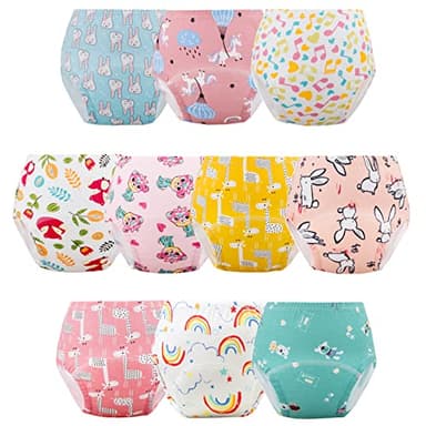 Potty Training Pants for Boys Girls, Learning Designs Training Underwear Pants (10 Packs, 2-4T)