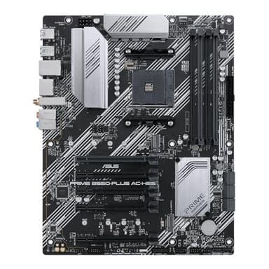 ASUS Prime B550-PLUS AC-HES AMD AM4 (3rd Gen Ryzen) ATX Motherboard (Dual M.2, PCIe4.0, WIFI5, 1Gb Ethernet, SATA 6 Gbps, USB 3.2 Gen 2 Type-C, Front USB 3.2 Gen 1 Type-C and CEC Tier II Ready)