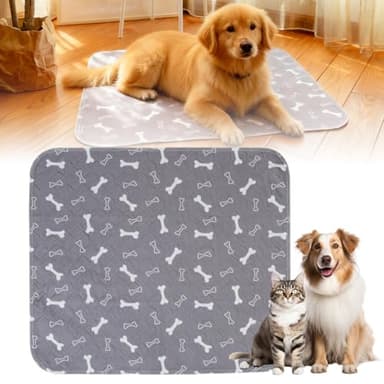 Puppy Pee Pads for Dogs,Upgraded Reusable Puppy Pads with Pheromones,Washable Pet Pads for Dogs & Cats,Durable Leak-Proof & Anti-Slip Pet Training Pads for Home & Travel (L:32" × 35")