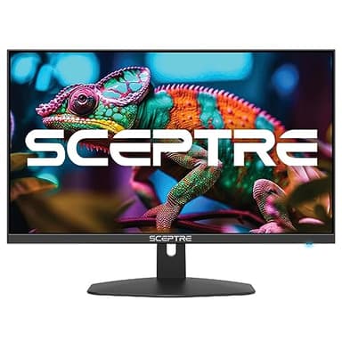 Sceptre New 27-inch Gaming Monitor 100Hz 1ms DisplayPort HDMI x2 100% sRGB AMD FreeSync Build-in Speakers, Eye Care Frameless Machine Black 2025 (E275W-FW100T)