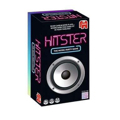 Jumbo Hitster - The Music Fun Party Quiz Card Game, 2-10 Players - 300 Plus Iconic Music Hits - Great for Adult and Family Game Night